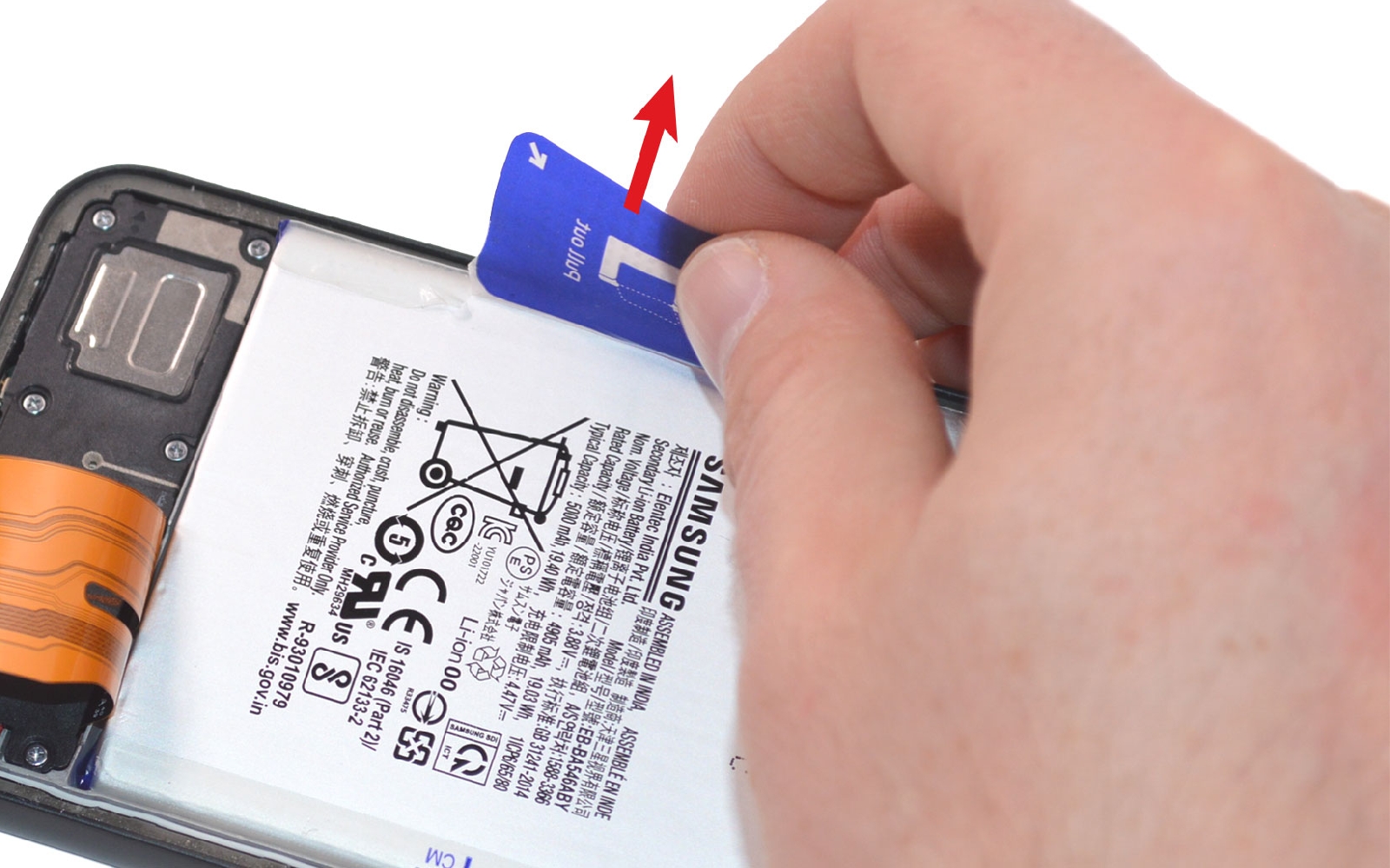 Comment changer la batterie sur Galaxy A54 5G photo 1