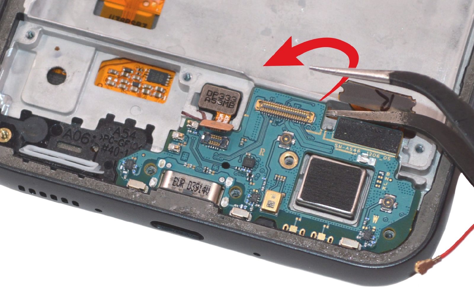 Comment changer le connecteur de charge sur Galaxy A54 5G photo 2