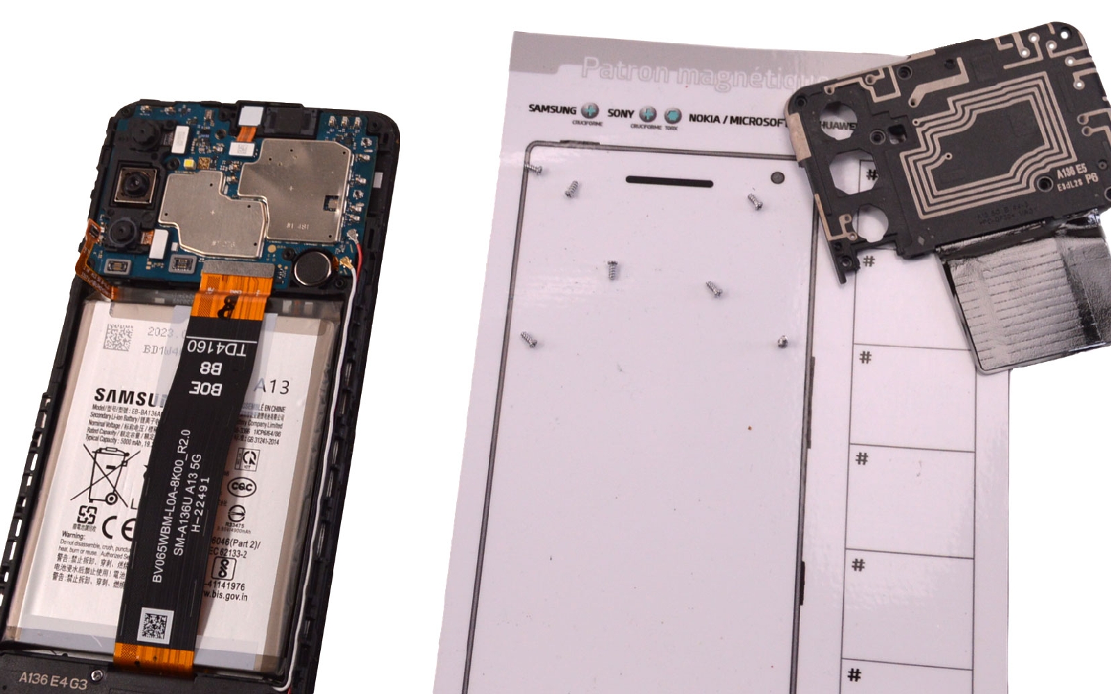 Comment changer la batterie sur Galaxy A13 (5G) photo 4