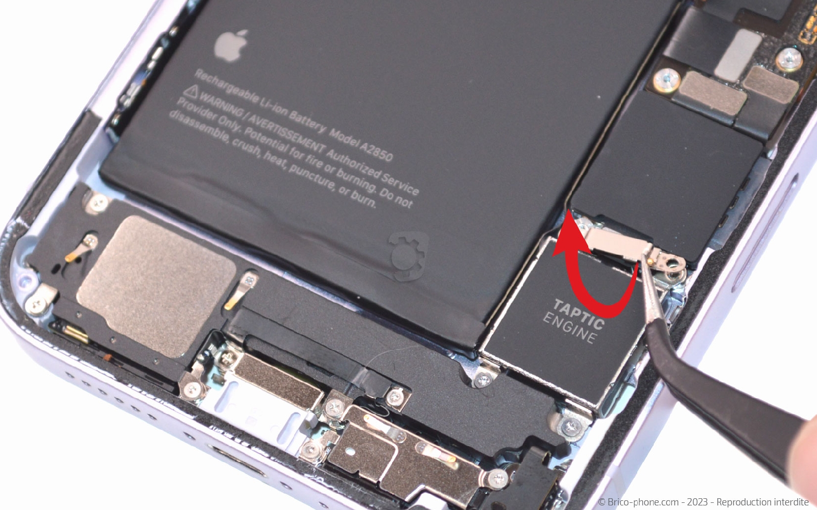 Comment chnager le connecteur de charge  sur iPhone 14 Plus photo 2