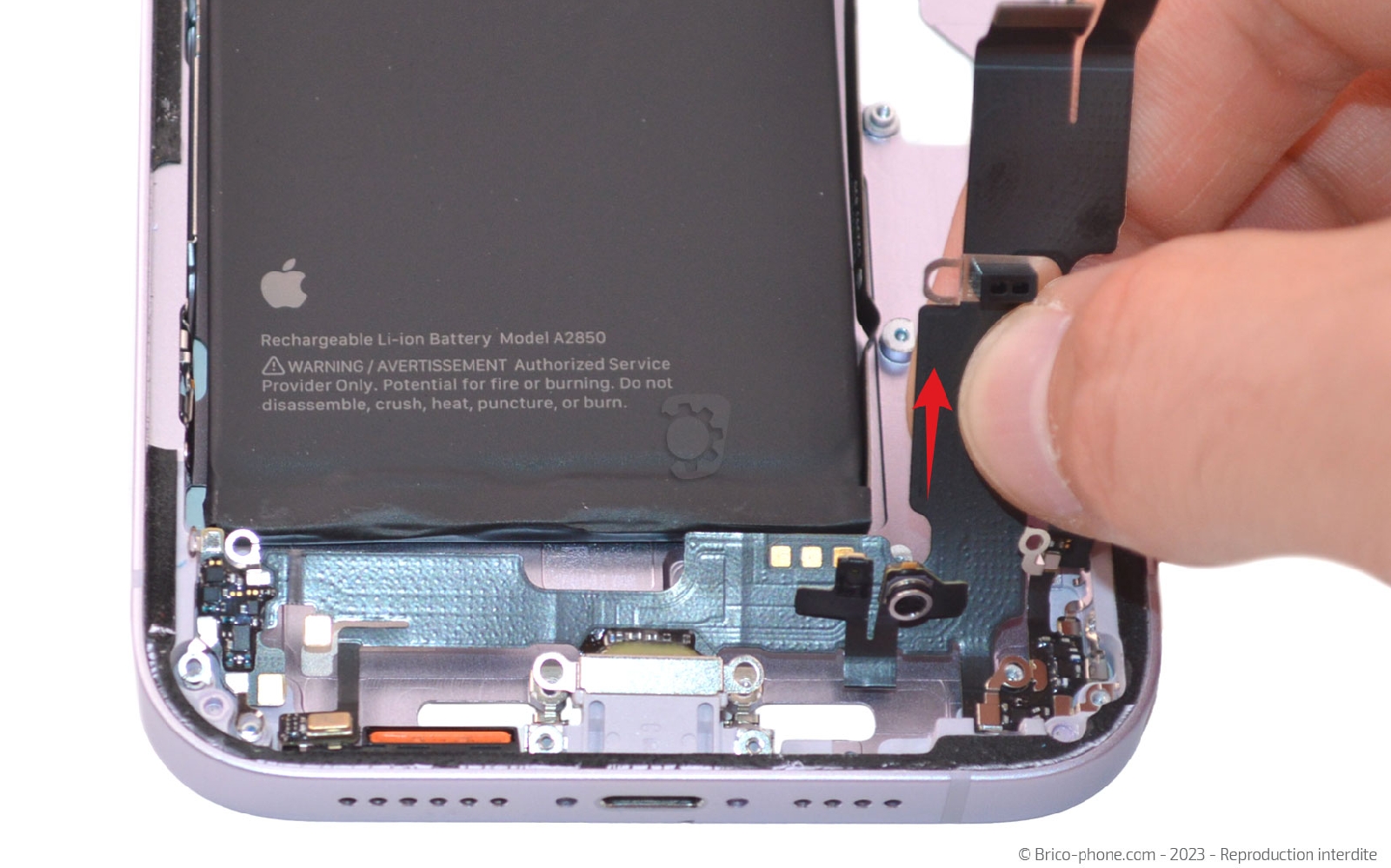 Comment chnager le connecteur de charge  sur iPhone 14 Plus photo 1