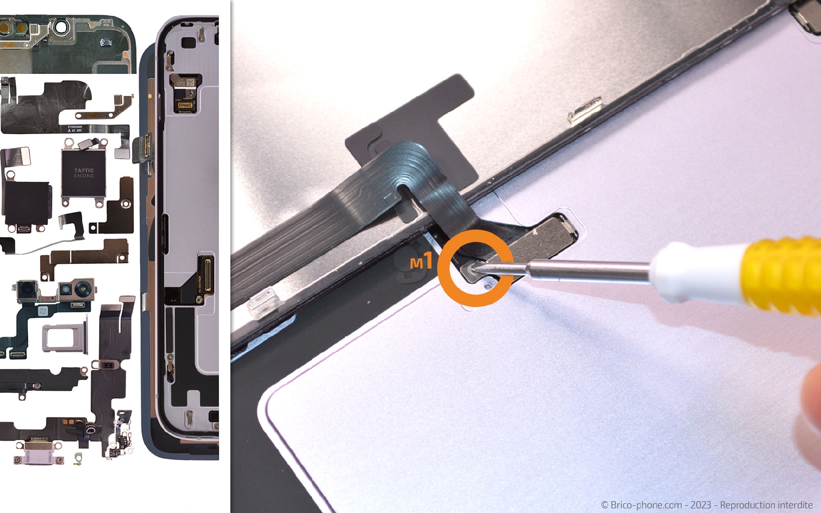 Comment chnager le connecteur de charge  sur iPhone 14 Plus photo 1