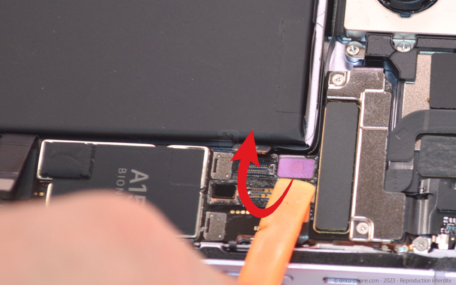 Comment changer le module des caméras arrière sur iPhone 14 Plus photo 2