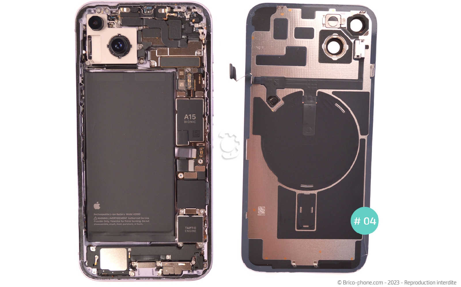 Comment changer le haut-parleur interne sur iPhone 14 Plus photo 4