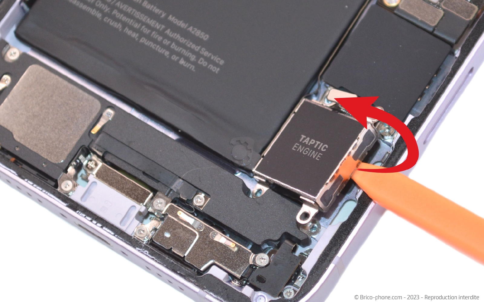 Comment changer le haut-parleur externe sur iPhone 14 Plus photo 3