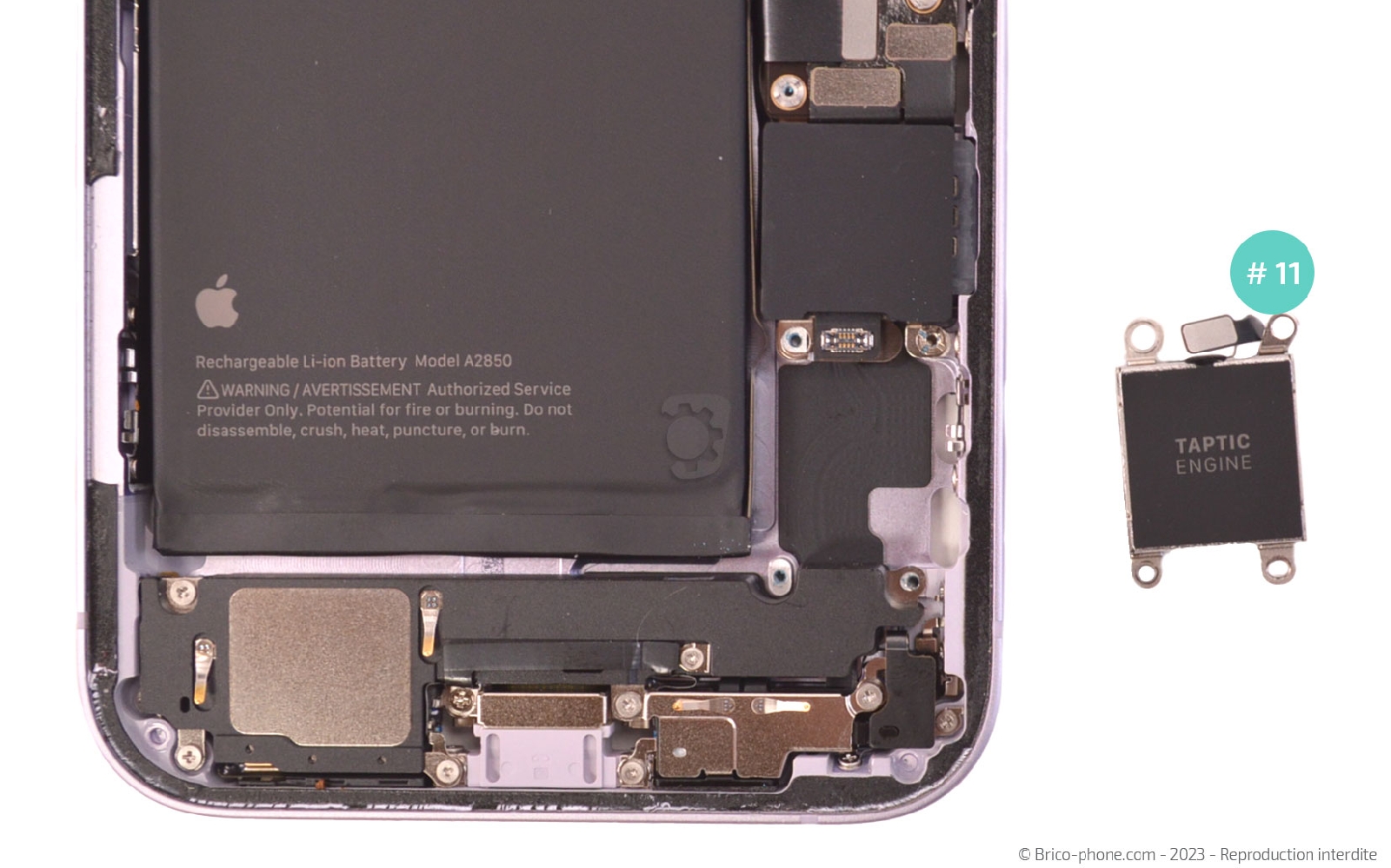 Comment changer le haut-parleur externe sur iPhone 14 Plus photo 4