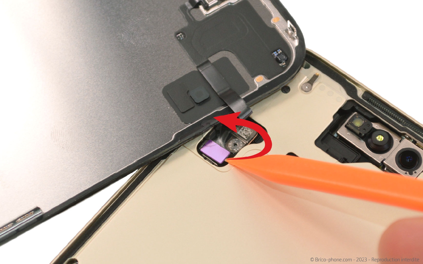 Comment changer l'écran  sur iPhone 15 photo 3