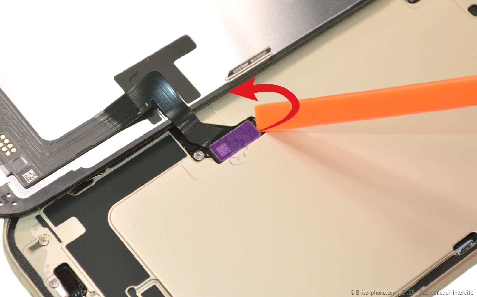 Comment changer l'écran  sur iPhone 15 photo 4