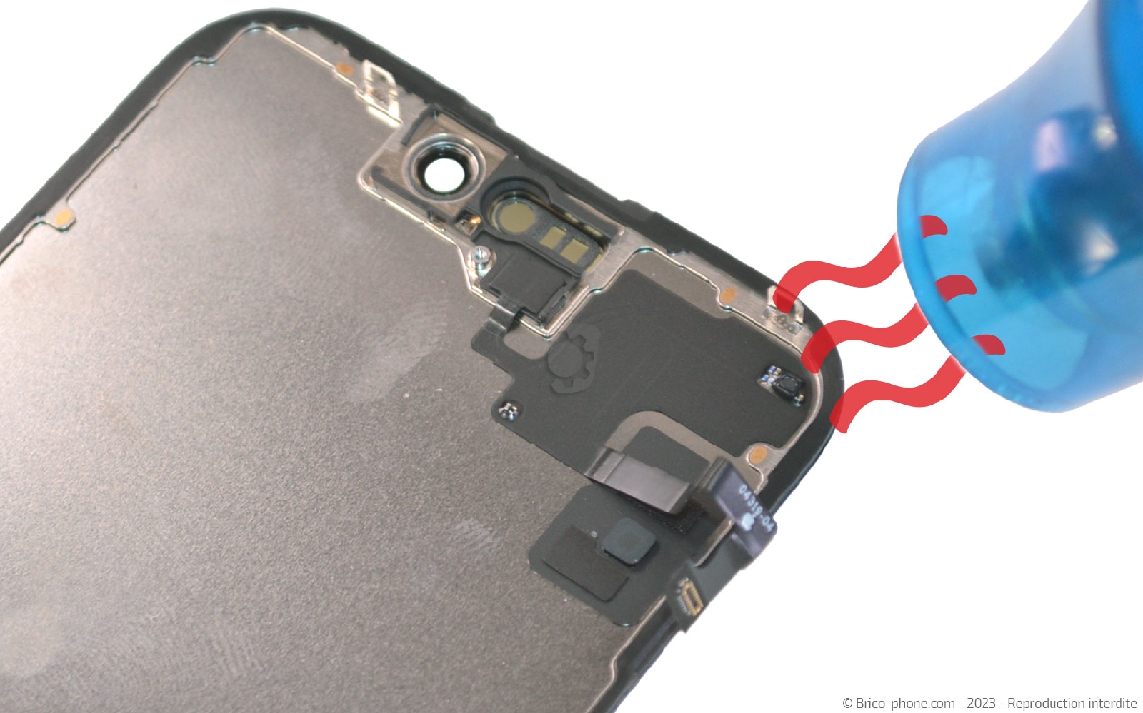 Comment changer l'écran  sur iPhone 15 photo 4