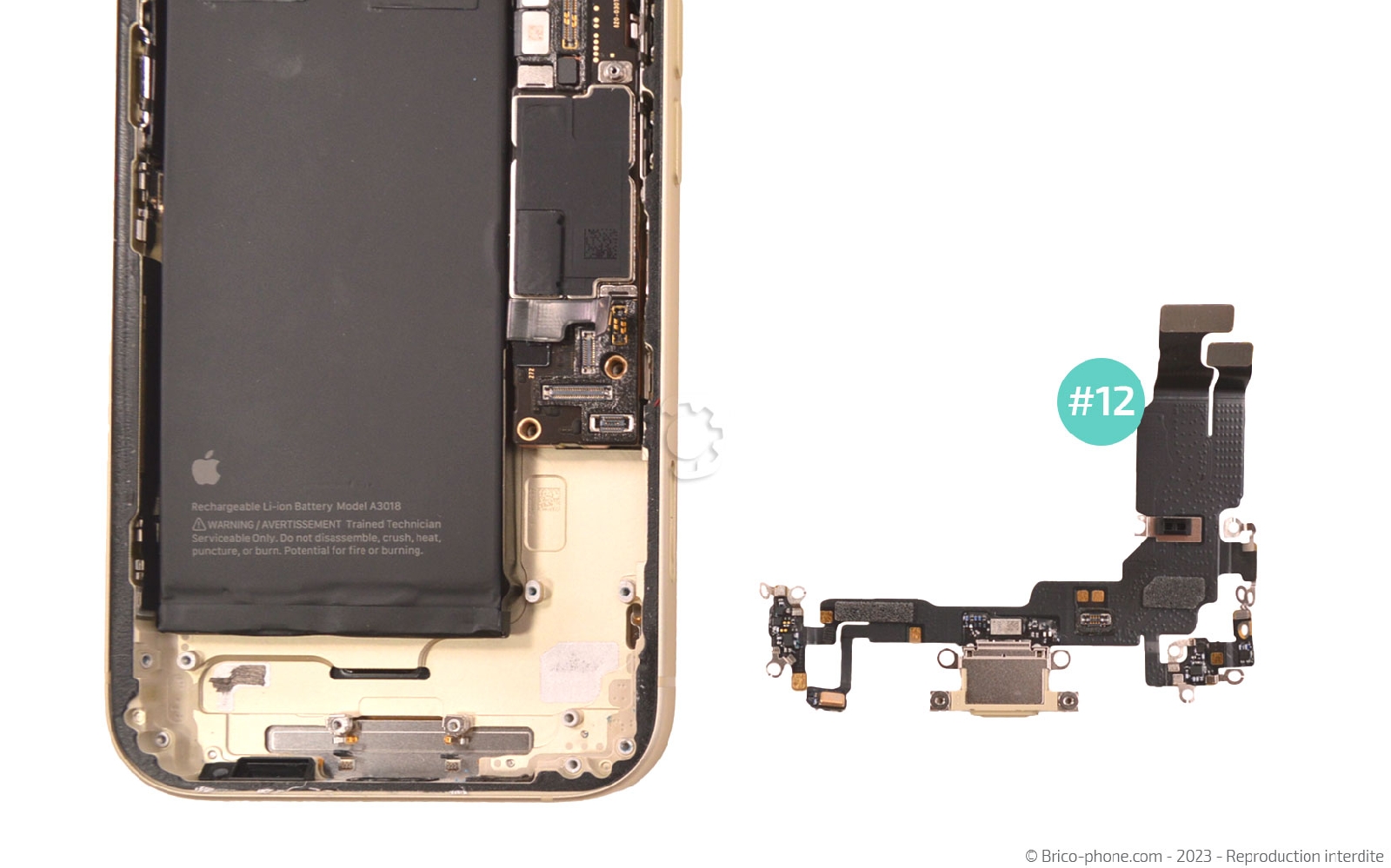 Comment changer le connecteur de charge sur iPhone 15 photo 4