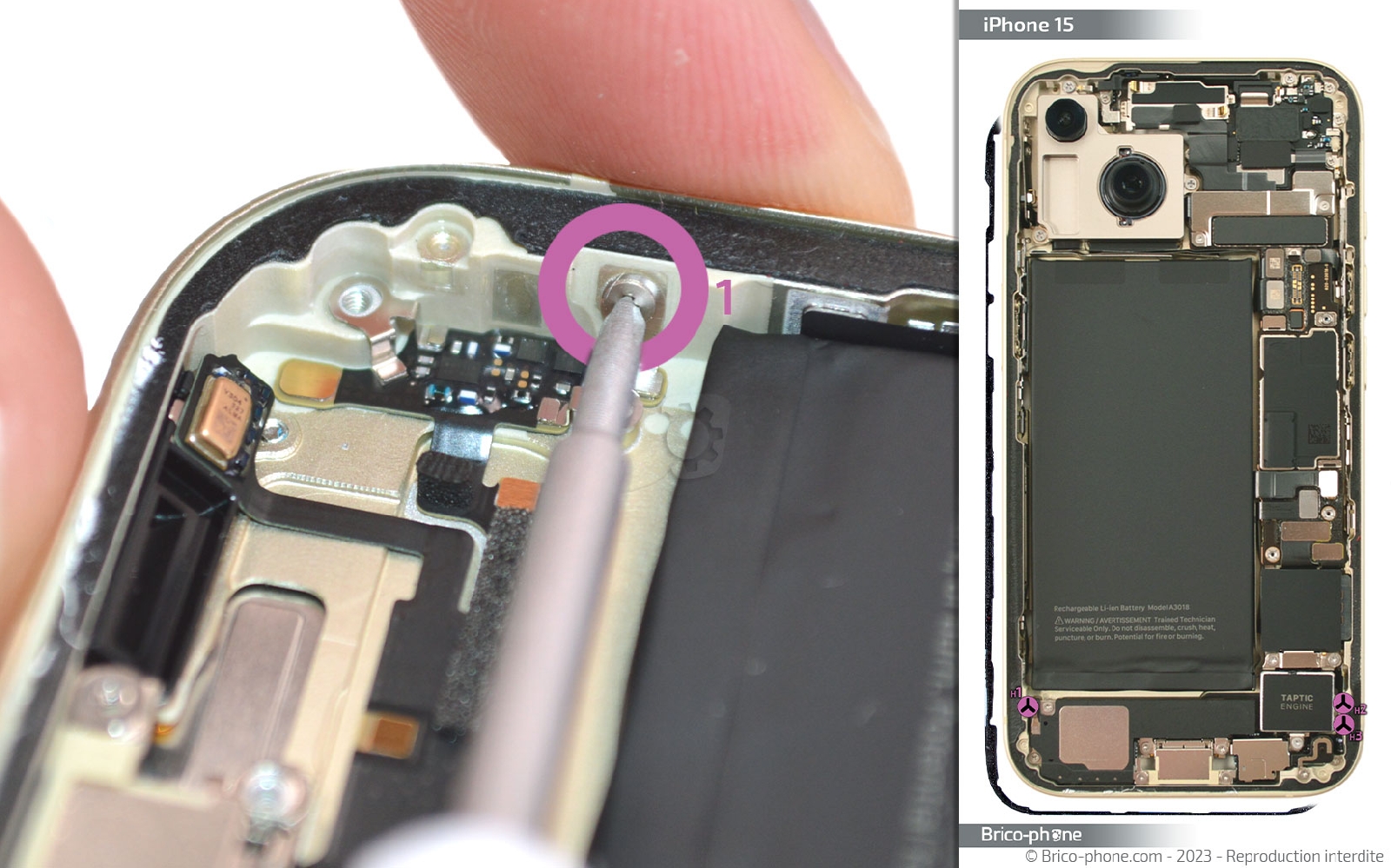 Comment changer le connecteur de charge sur iPhone 15 photo 2