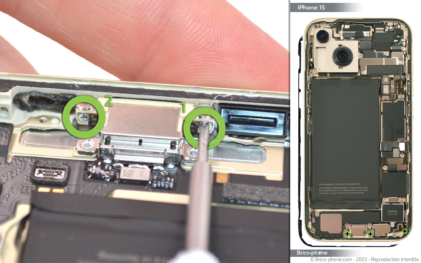Comment changer le connecteur de charge sur iPhone 15 photo 4