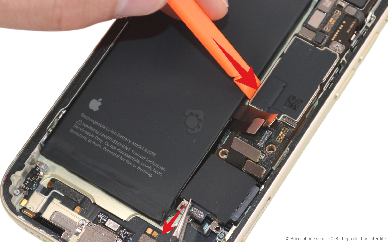 Comment changer le connecteur de charge sur iPhone 15 photo 2