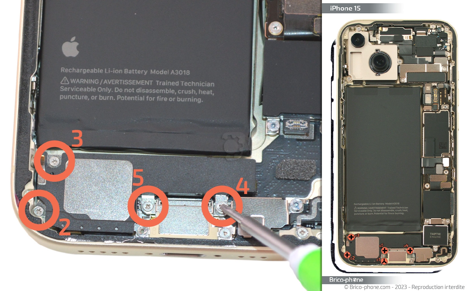Comment changer le connecteur de charge sur iPhone 15 photo 2