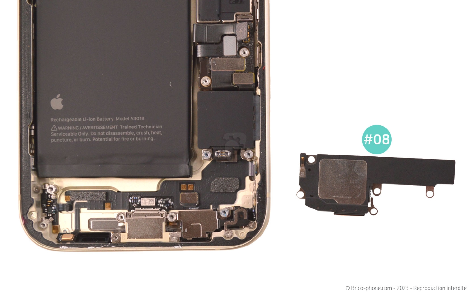 Comment changer le connecteur de charge sur iPhone 15 photo 4