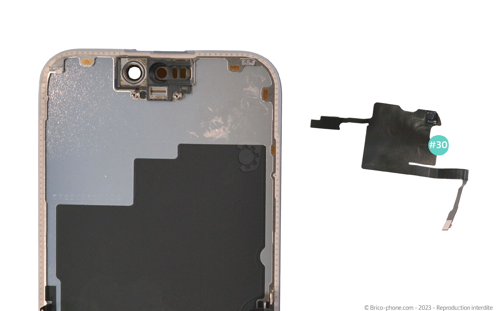 Comment changer l'écran sur iPhone 15 Pro photo 4