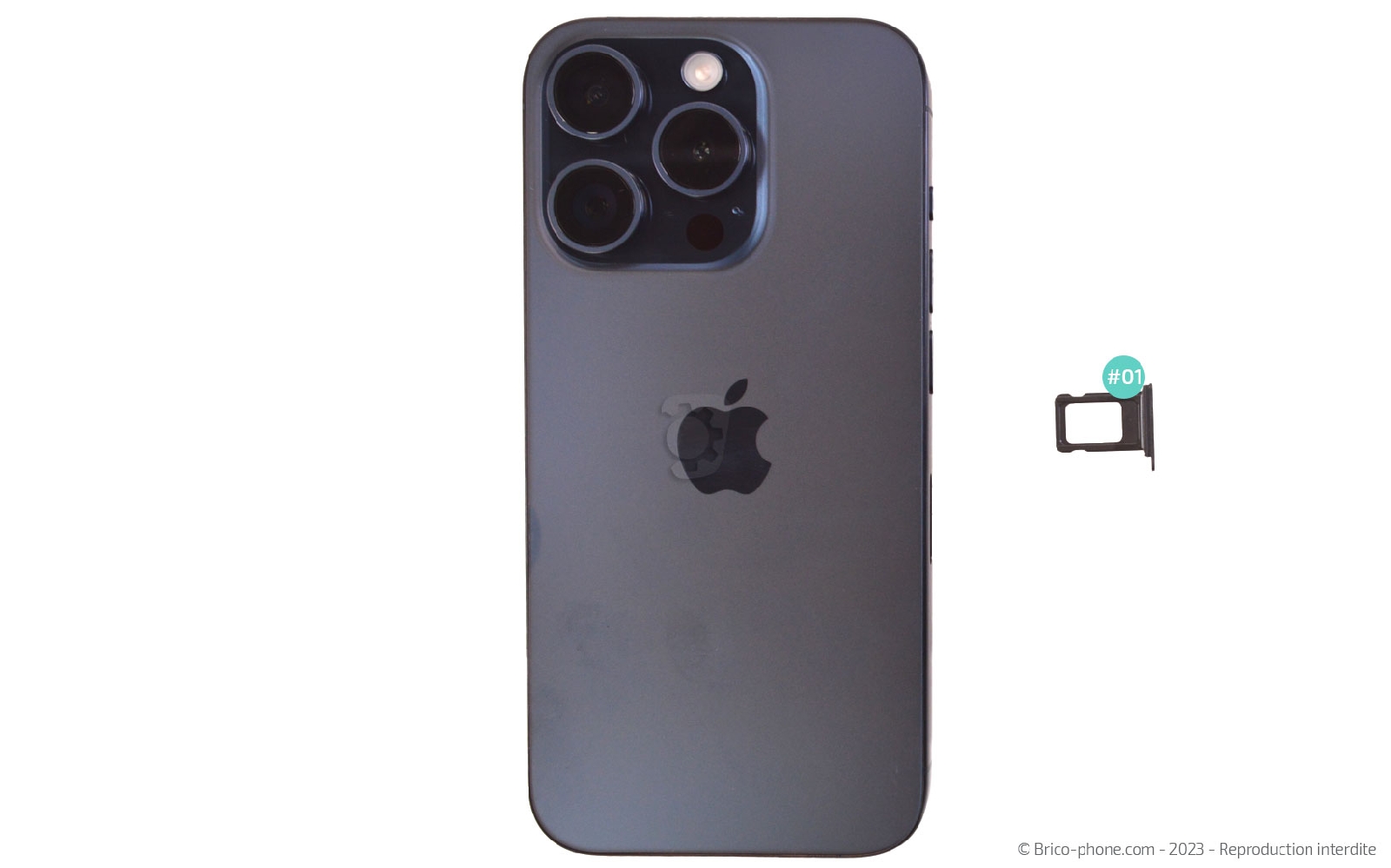 Comment changer la batterie  sur iPhone 15 Pro photo 4