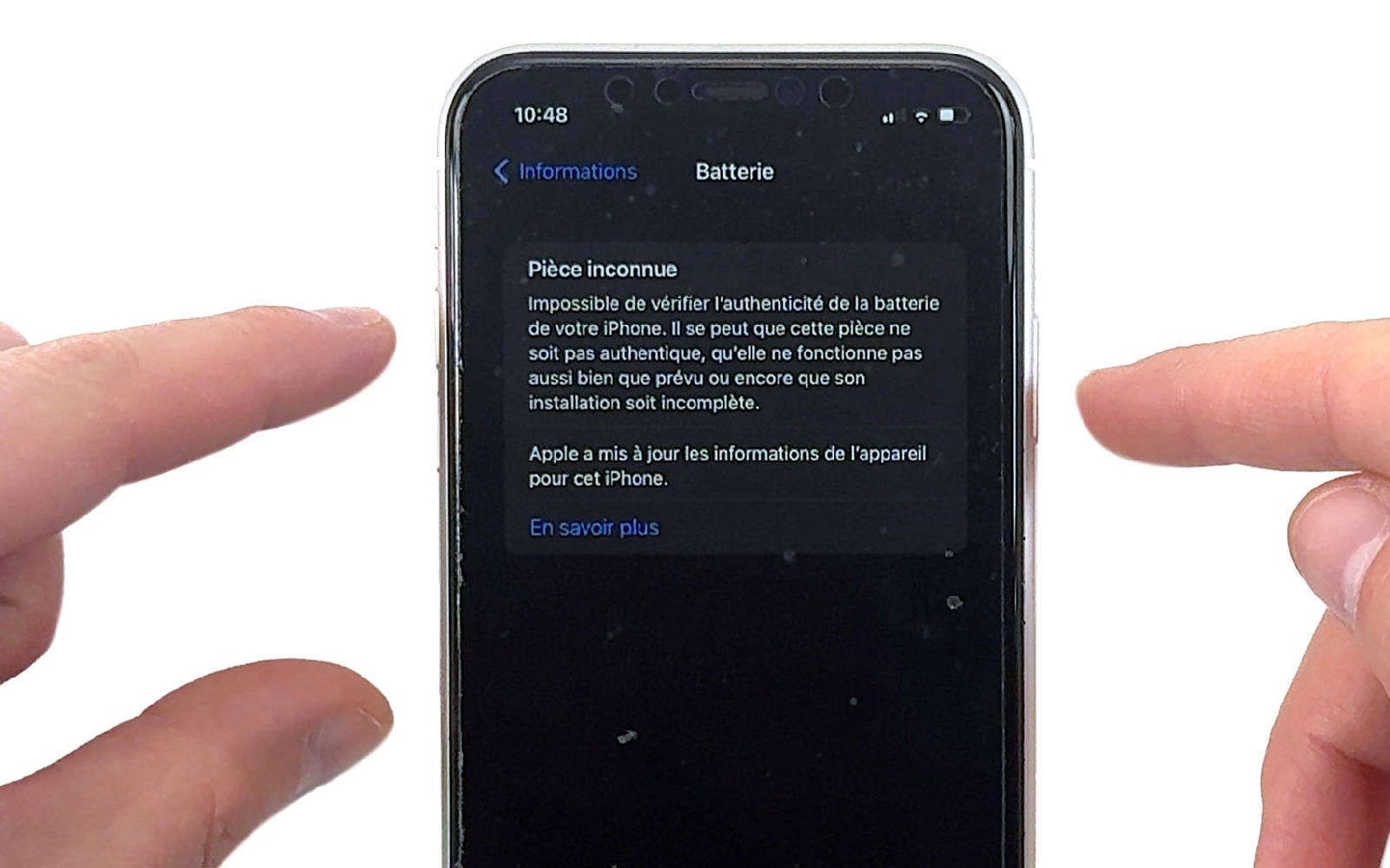 Comment installer la batterie Nocode en forme de L sur iPhone ou iPad photo 2