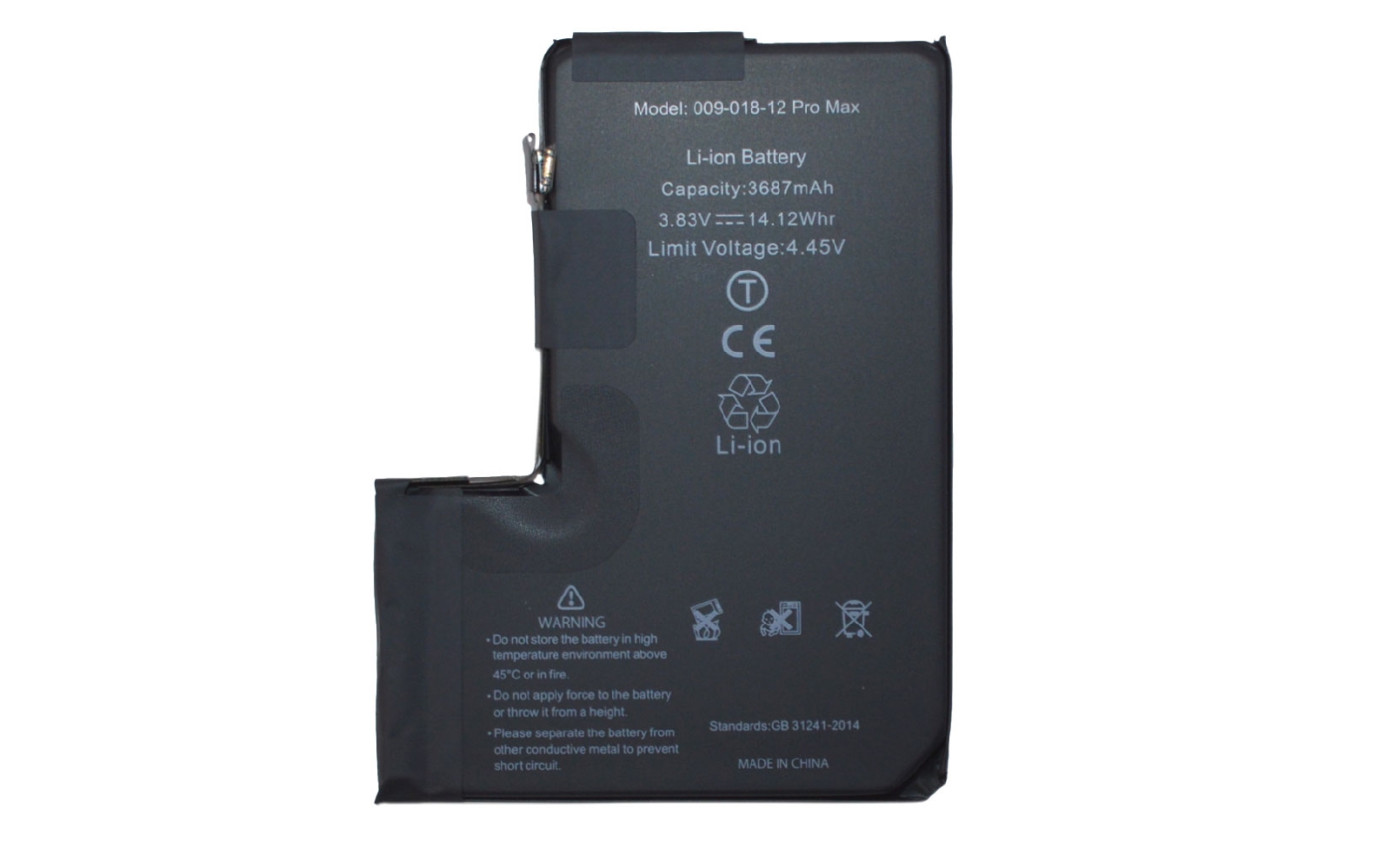 Comment installer la batterie No code sur iPhone 12 Pro Max photo 4