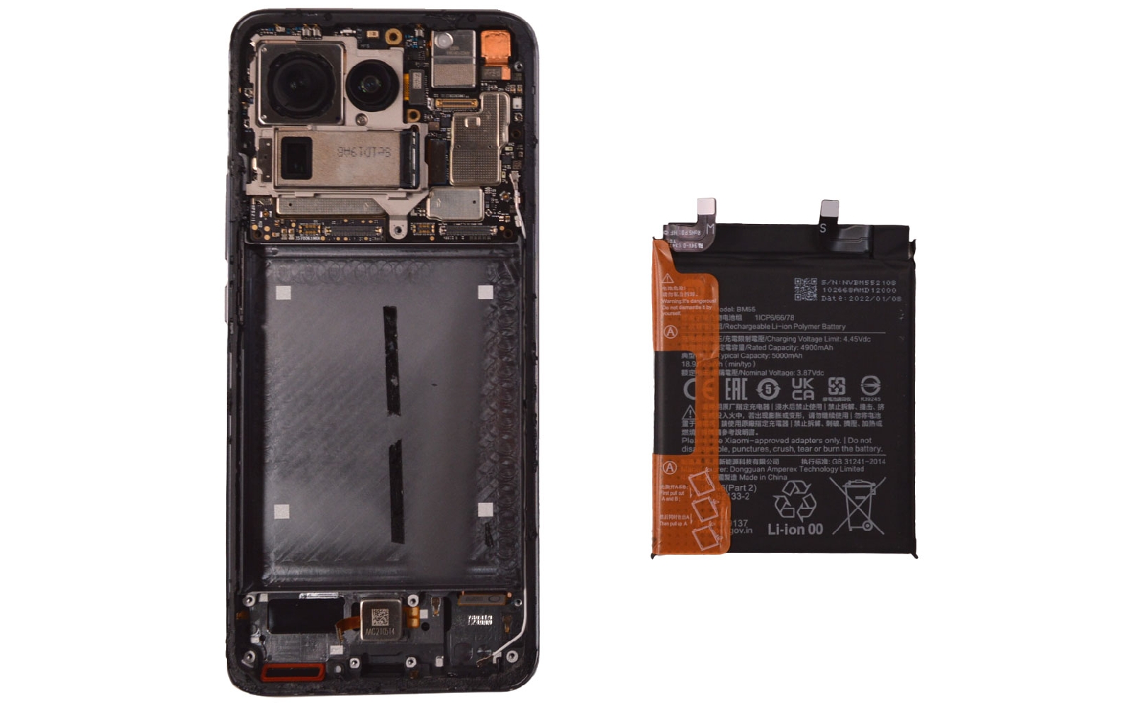 Comment changer la batterie sur Mi 11 Ultra photo 3