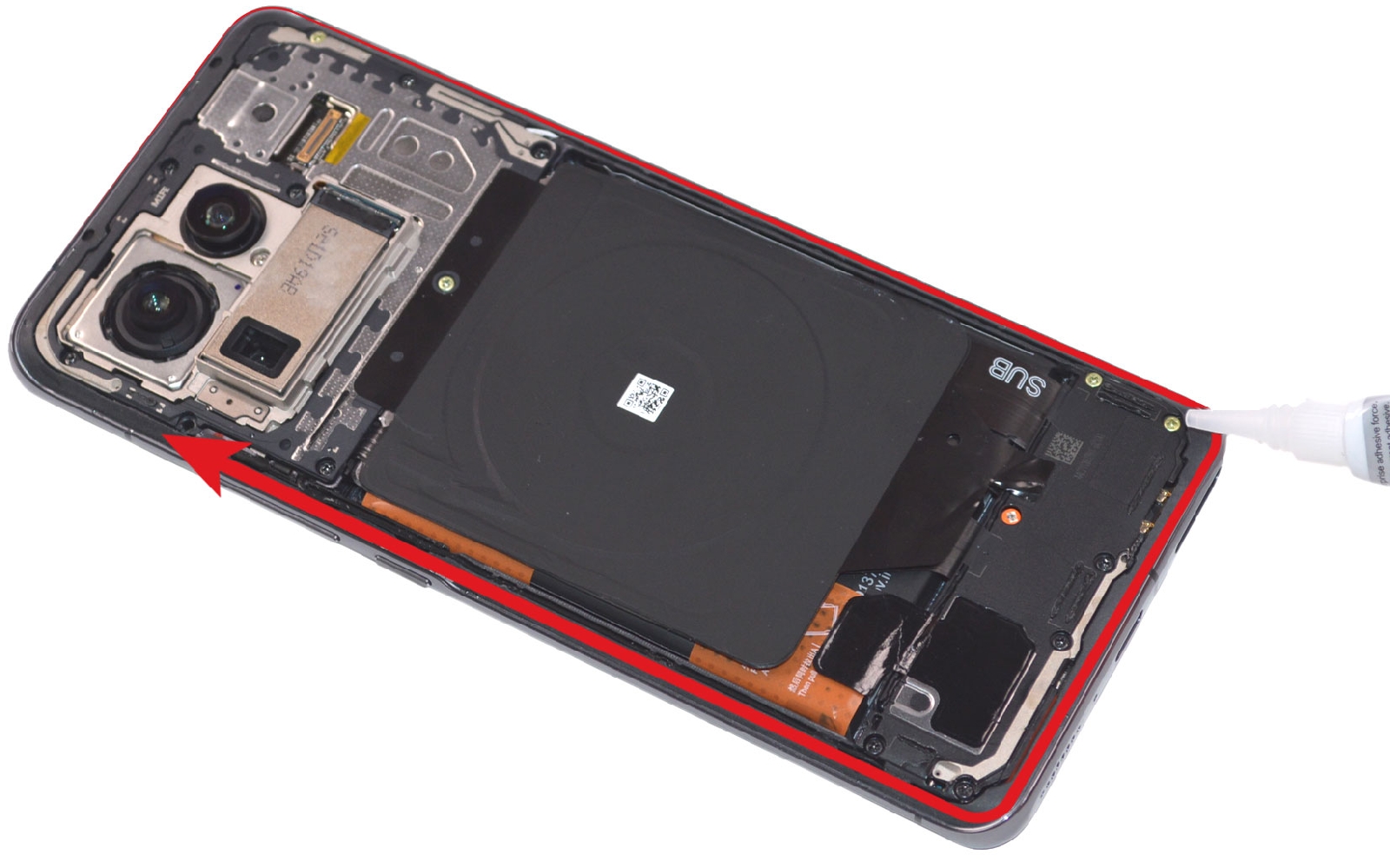 Comment changer le connecteur de charge sur Mi 11 Ultra photo 2