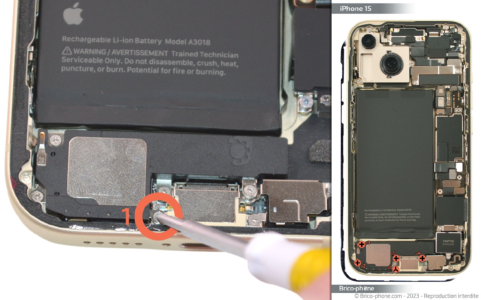 Comment changer le haut-parleur externe sur iPhone 15 photo 1