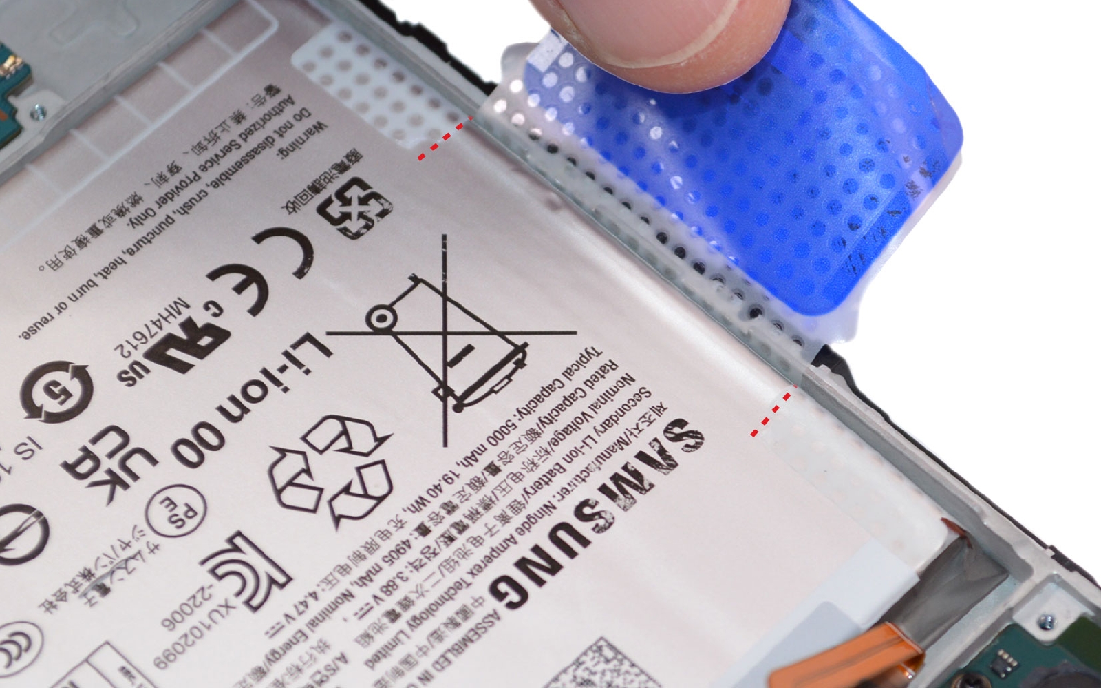 Guide de réparation sur Galaxy A25 5G photo 2