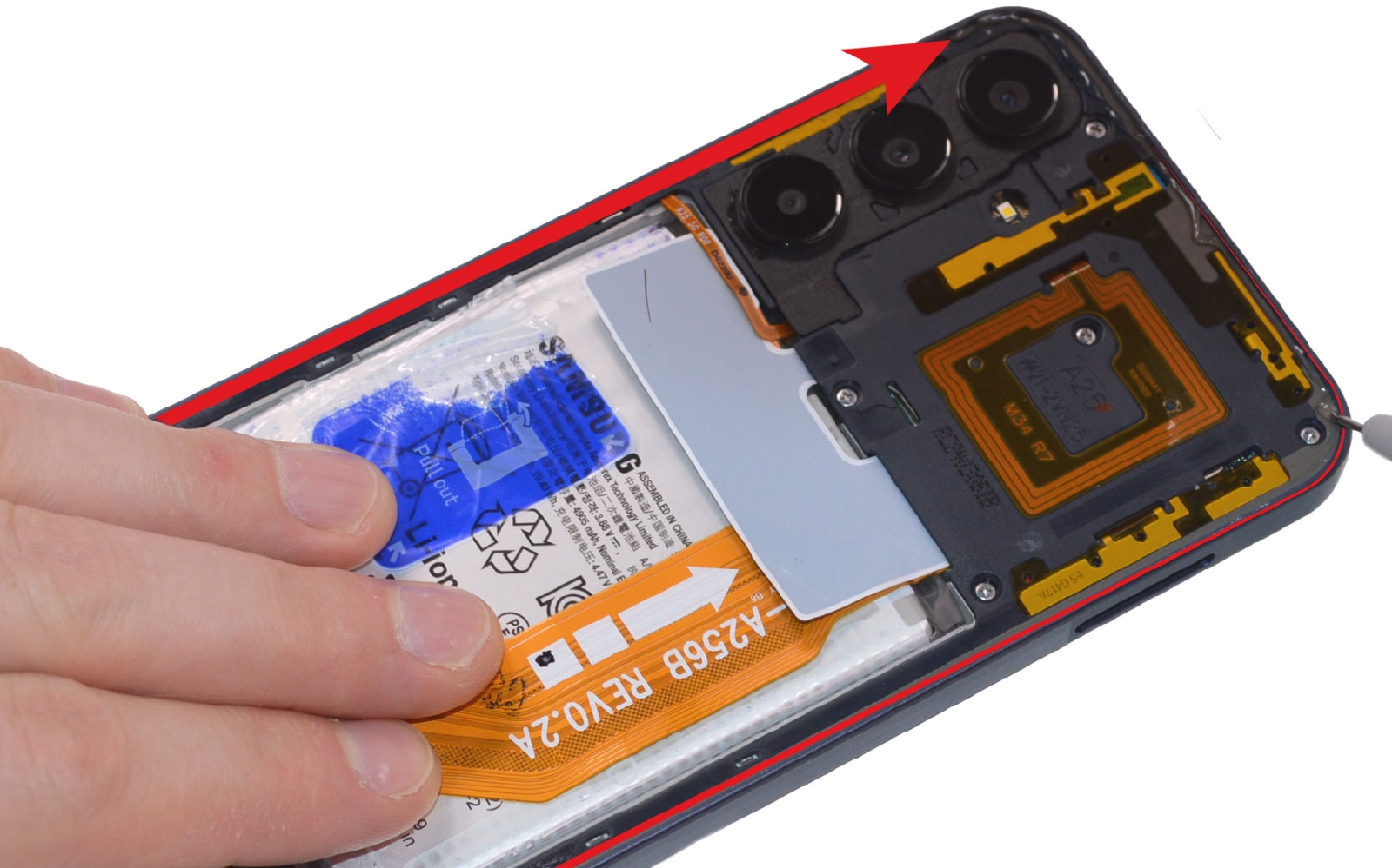 Comment changer le connecteur de charge sur Galaxy A25 5G photo 3