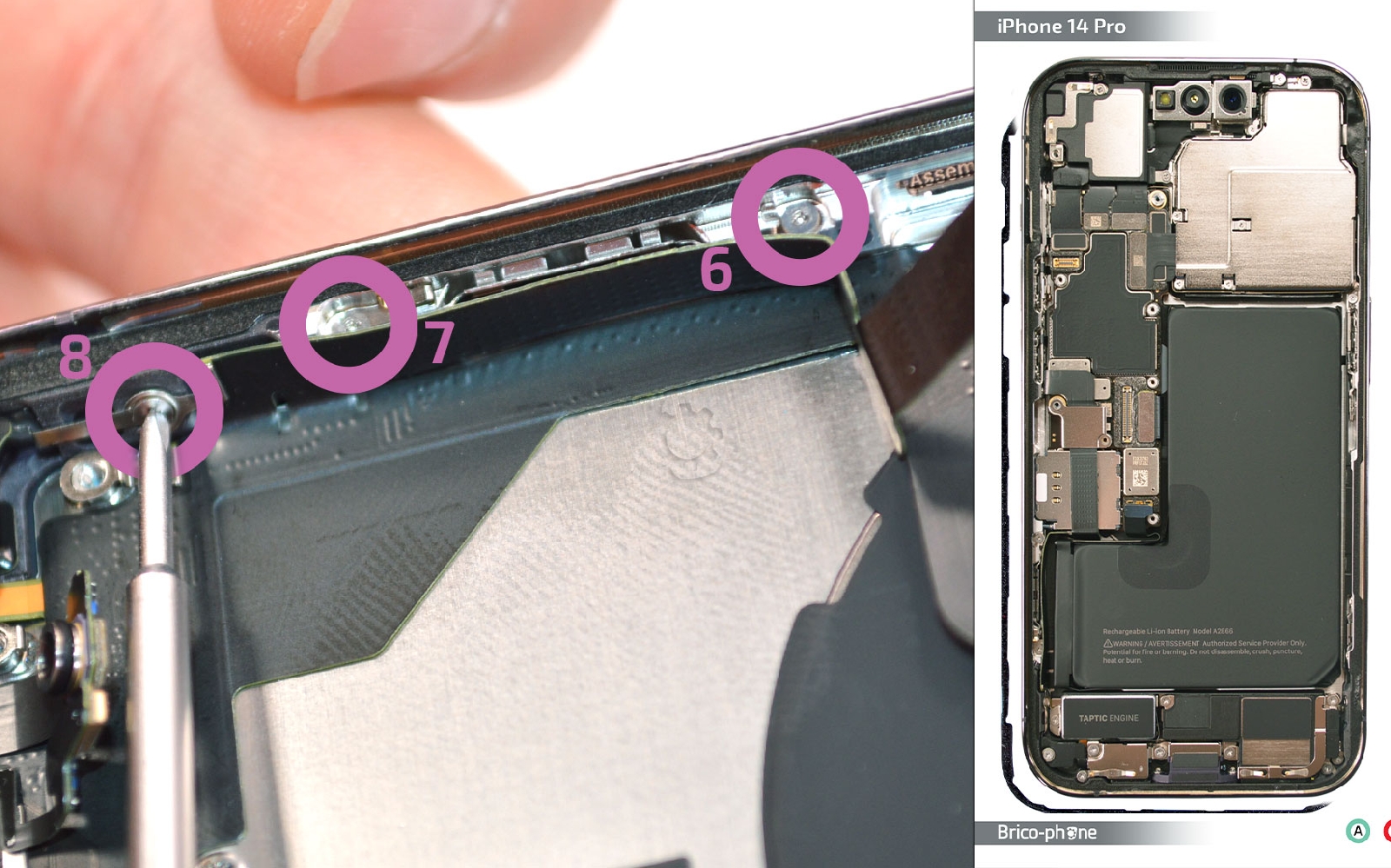  Comment changer le connecteur de charge sur iPhone 14 Pro Max photo 2