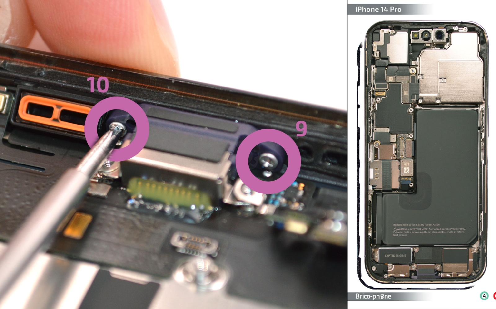  Comment changer le connecteur de charge sur iPhone 14 Pro Max photo 3