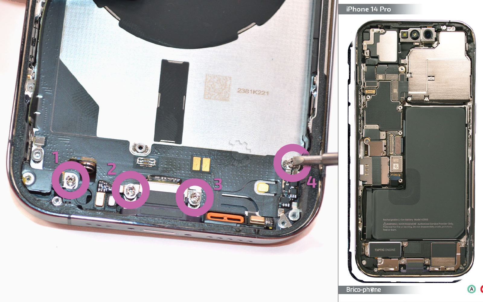  Comment changer le connecteur de charge sur iPhone 14 Pro Max photo 1