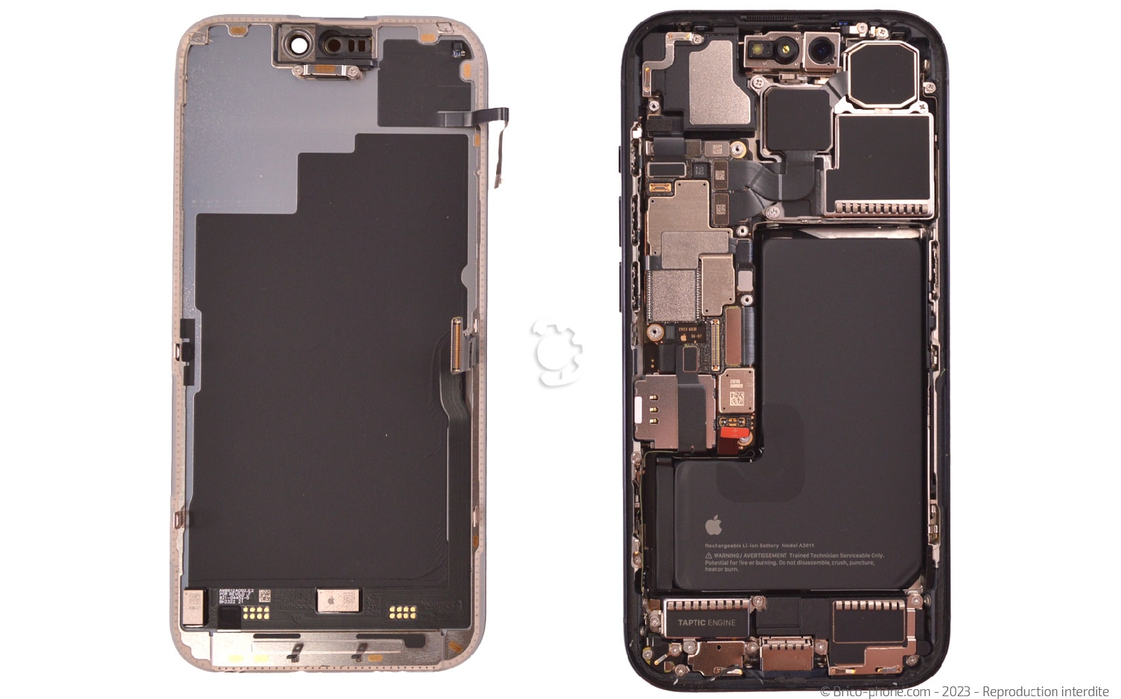 Comment changer le haut-parleur interne sur iPhone 15 Pro photo 3