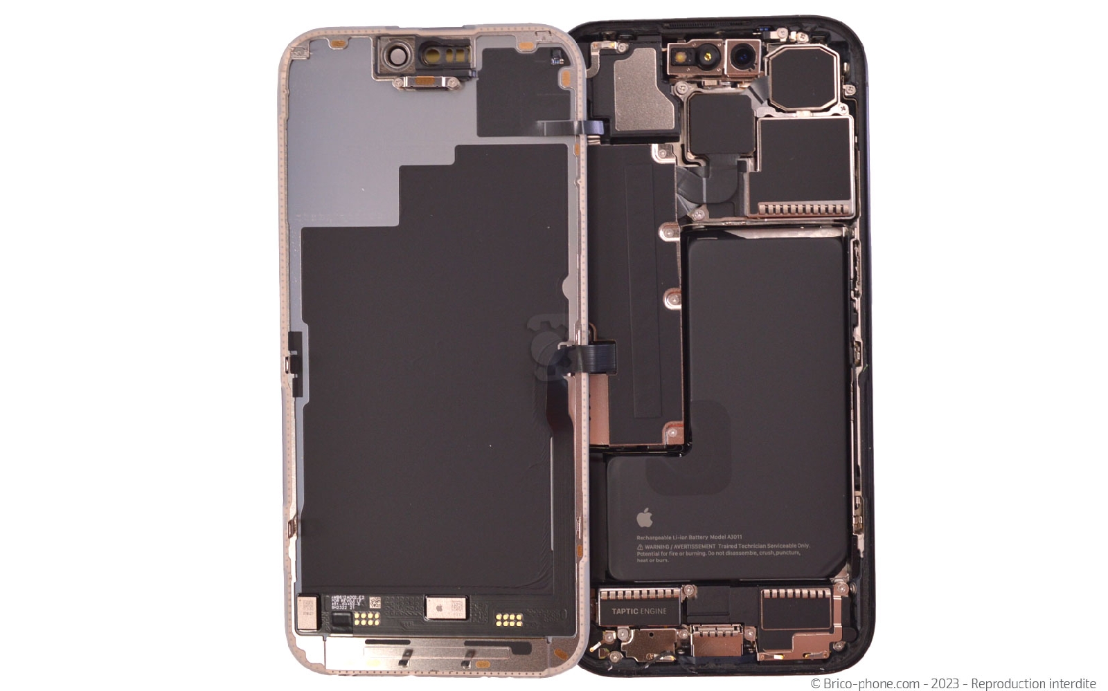 Comment changer le haut-parleur interne sur iPhone 15 Pro photo 4