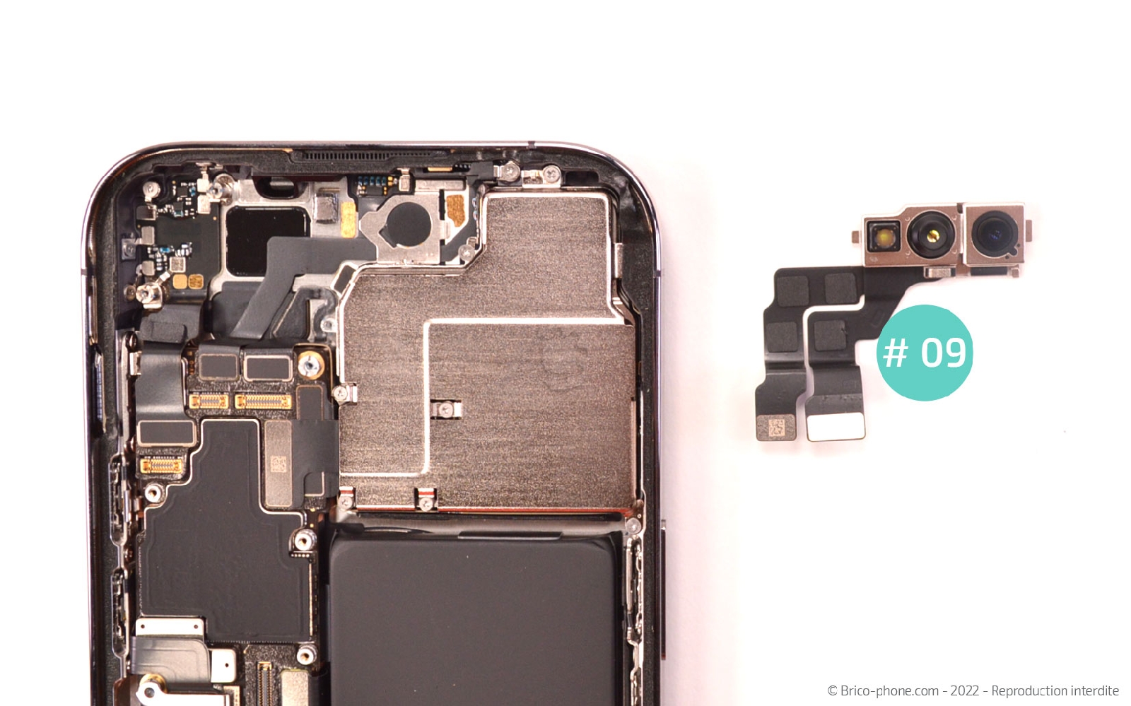 Comment changer la coque arrière sur iPhone 14 Pro Max photo 3