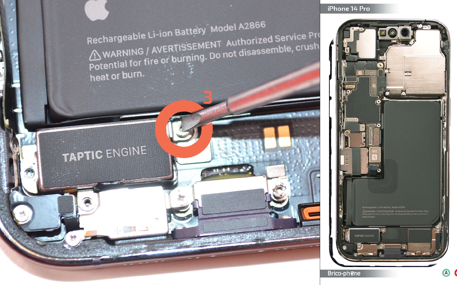 Comment changer la coque arrière sur iPhone 14 Pro Max photo 2