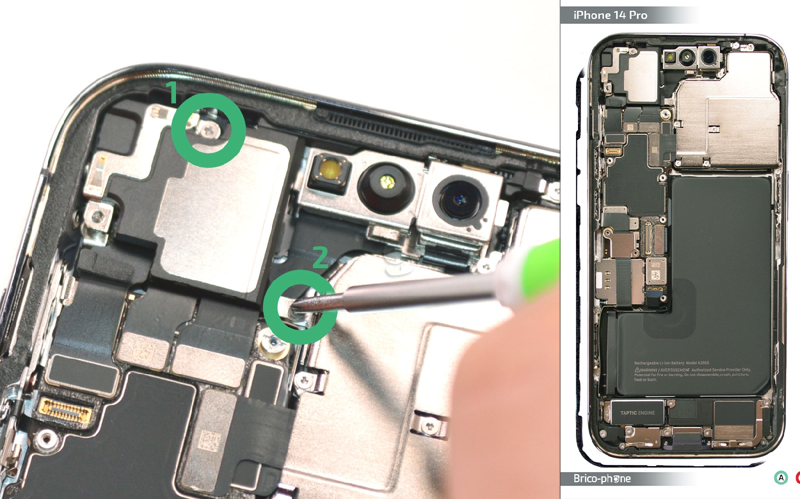 Comment changer la coque arrière sur iPhone 14 Pro Max photo 1