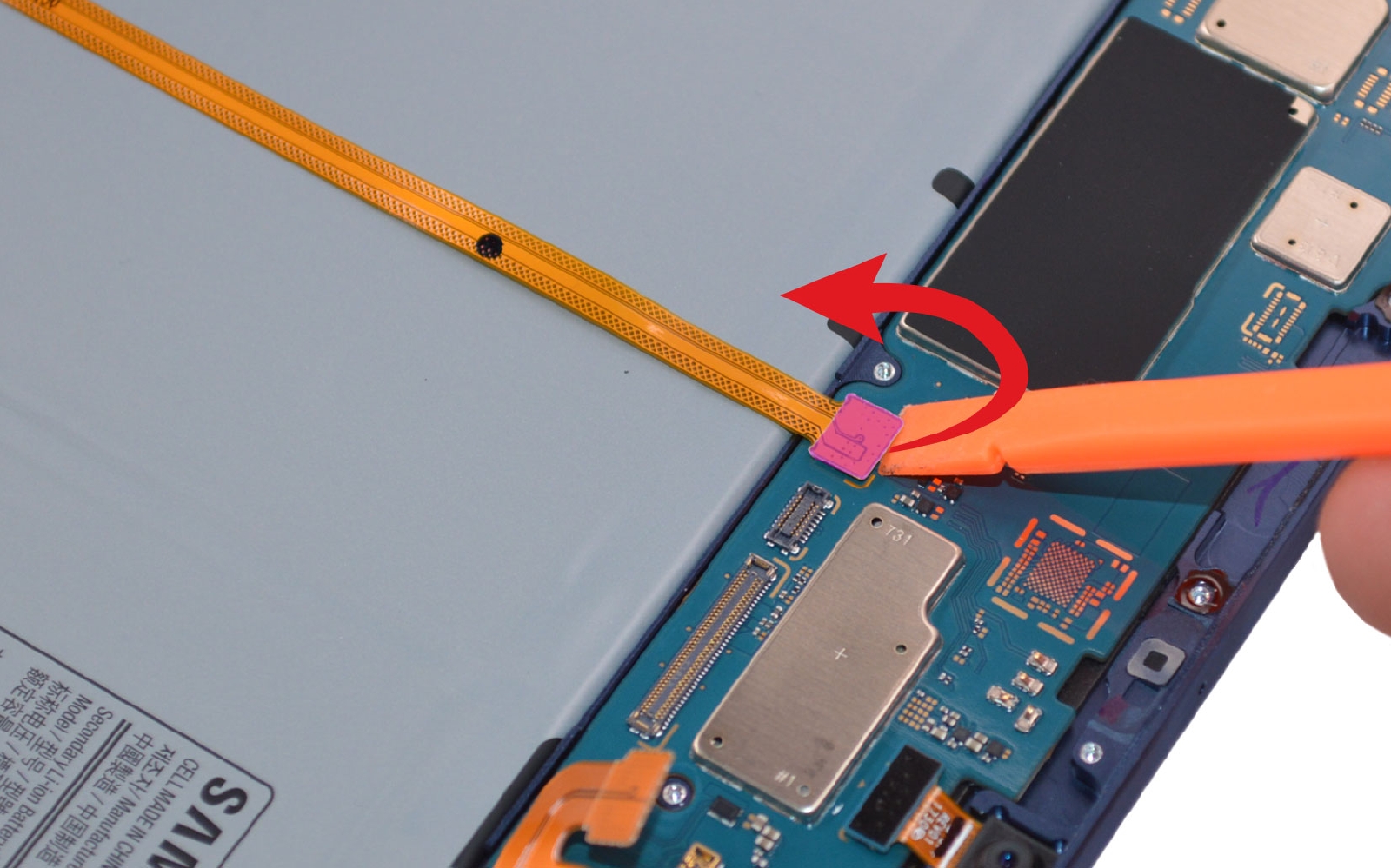 Comment changer la batterie sur Galaxy Tab S7 Plus (SM-T970-SM-T976B) photo 4