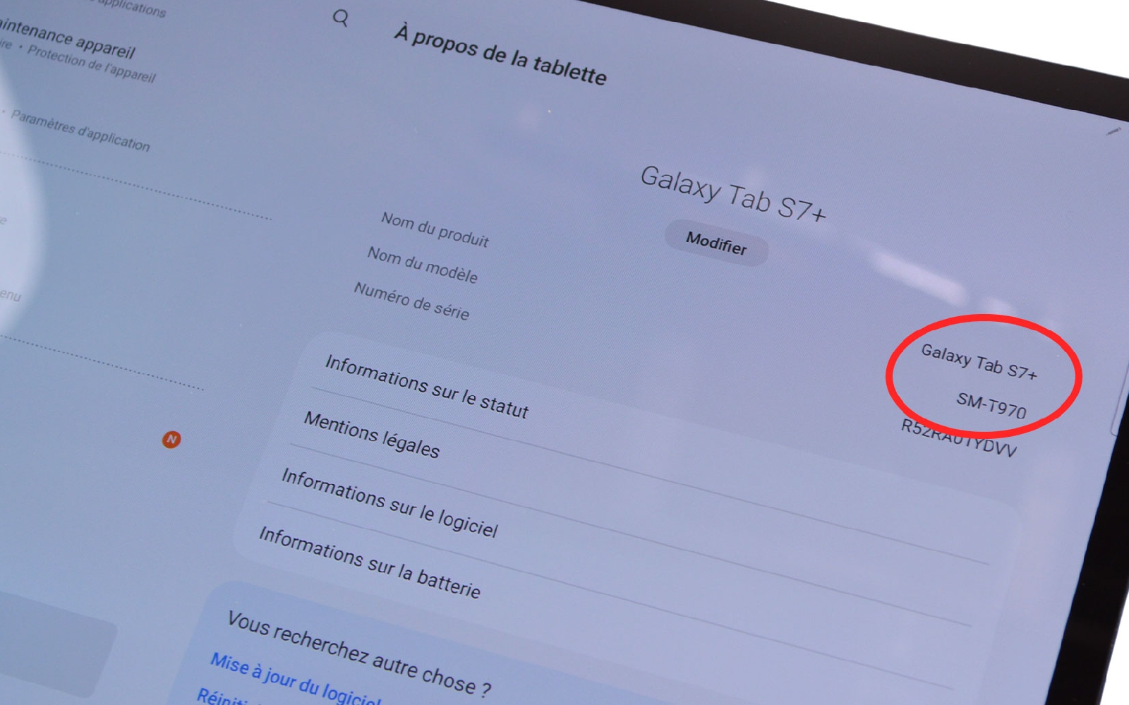 Comment changer le connecteur de charge  sur Galaxy Tab S7 Plus (SM-T970-SM-T976B) photo 1