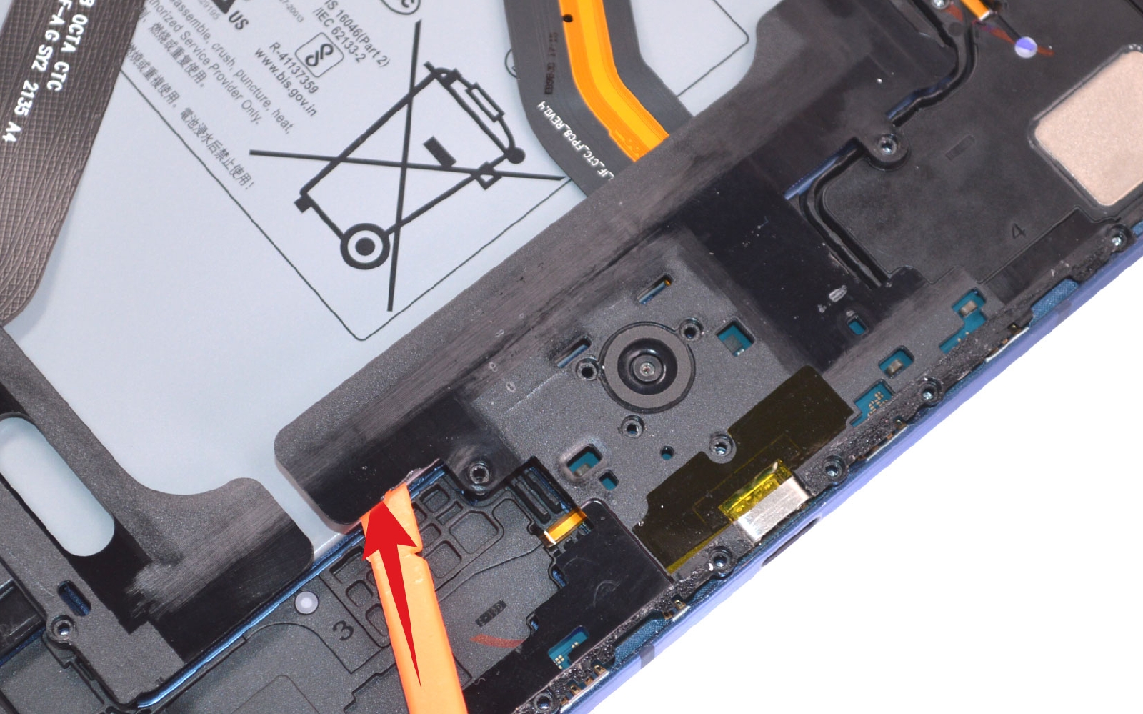 Comment changer le connecteur de charge  sur Galaxy Tab S7 Plus (SM-T970-SM-T976B) photo 2