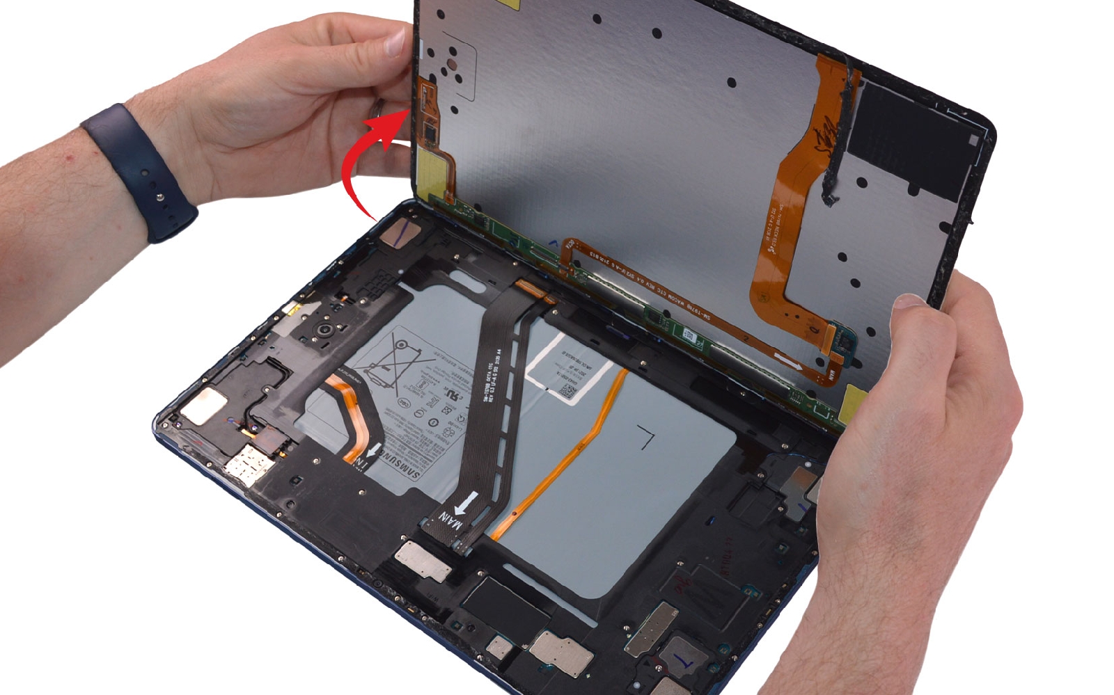 Comment changer le connecteur de charge  sur Galaxy Tab S7 Plus (SM-T970-SM-T976B) photo 2