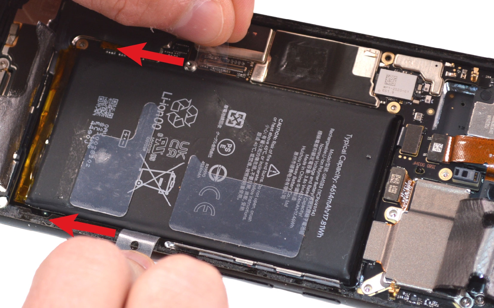 Comment changer la batterie sur Pixel 6 photo 2