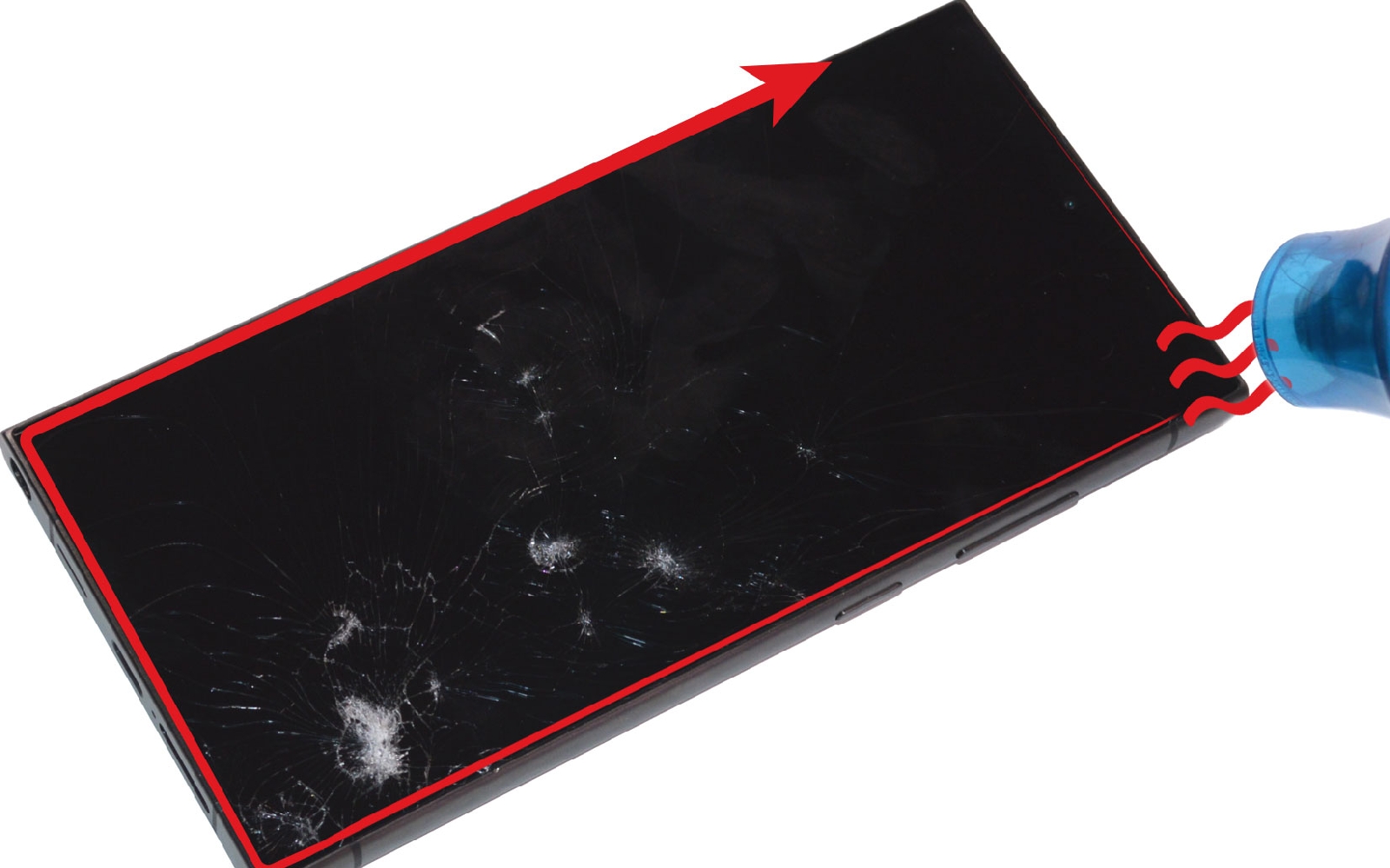 Comment changer l'écran seul sur Galaxy S24 Ultra photo 2