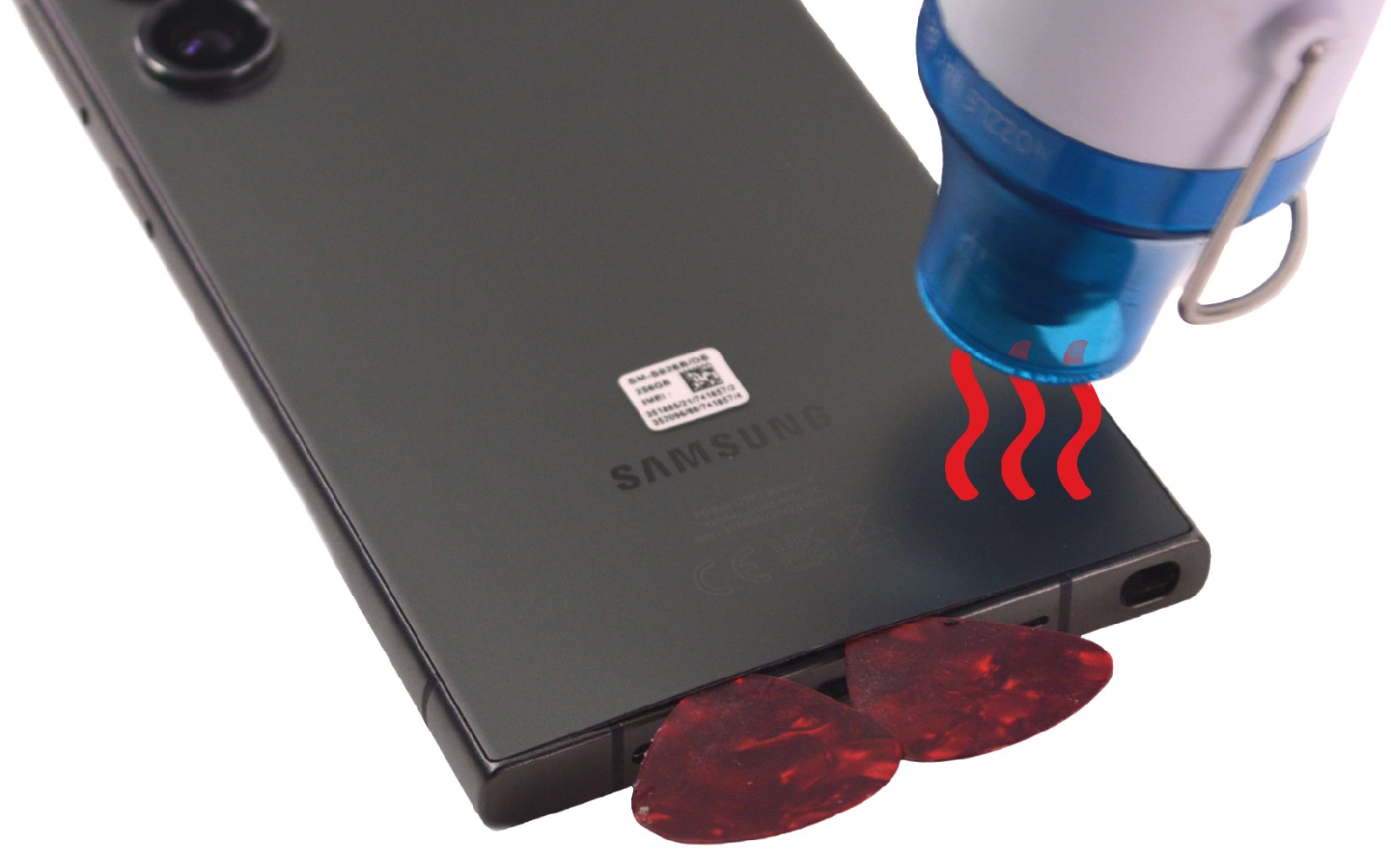 Comment changer la batterie sur Galaxy S24 Ultra photo 3