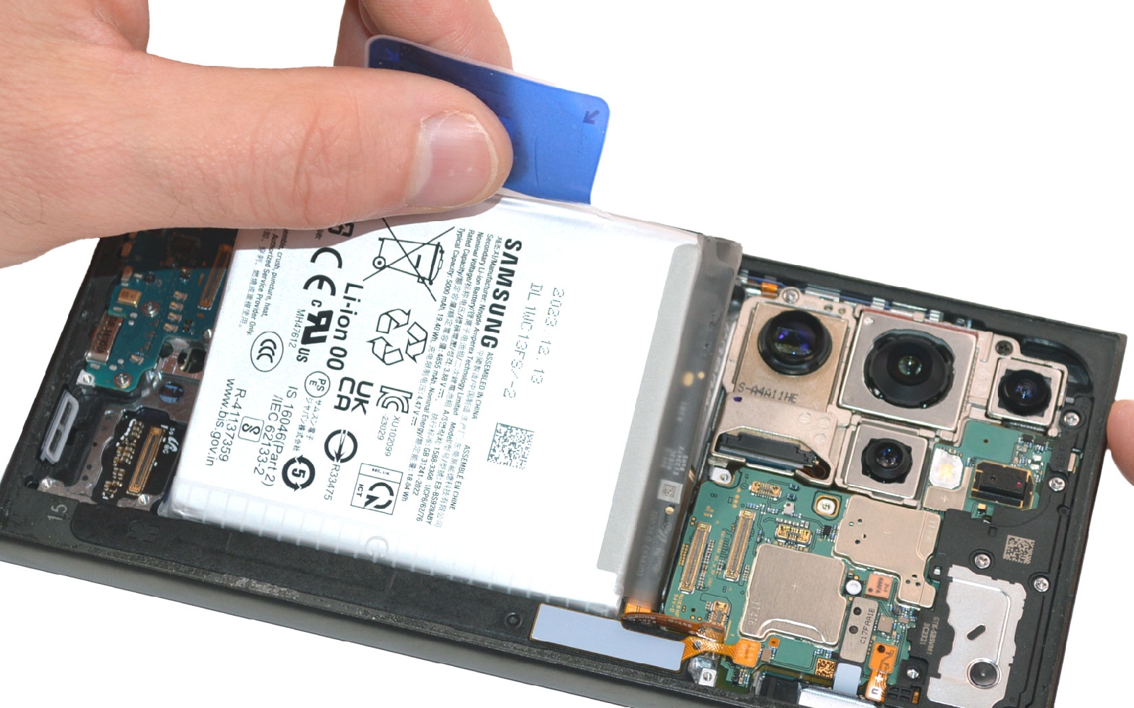Comment changer la batterie sur Galaxy S24 Ultra photo 1