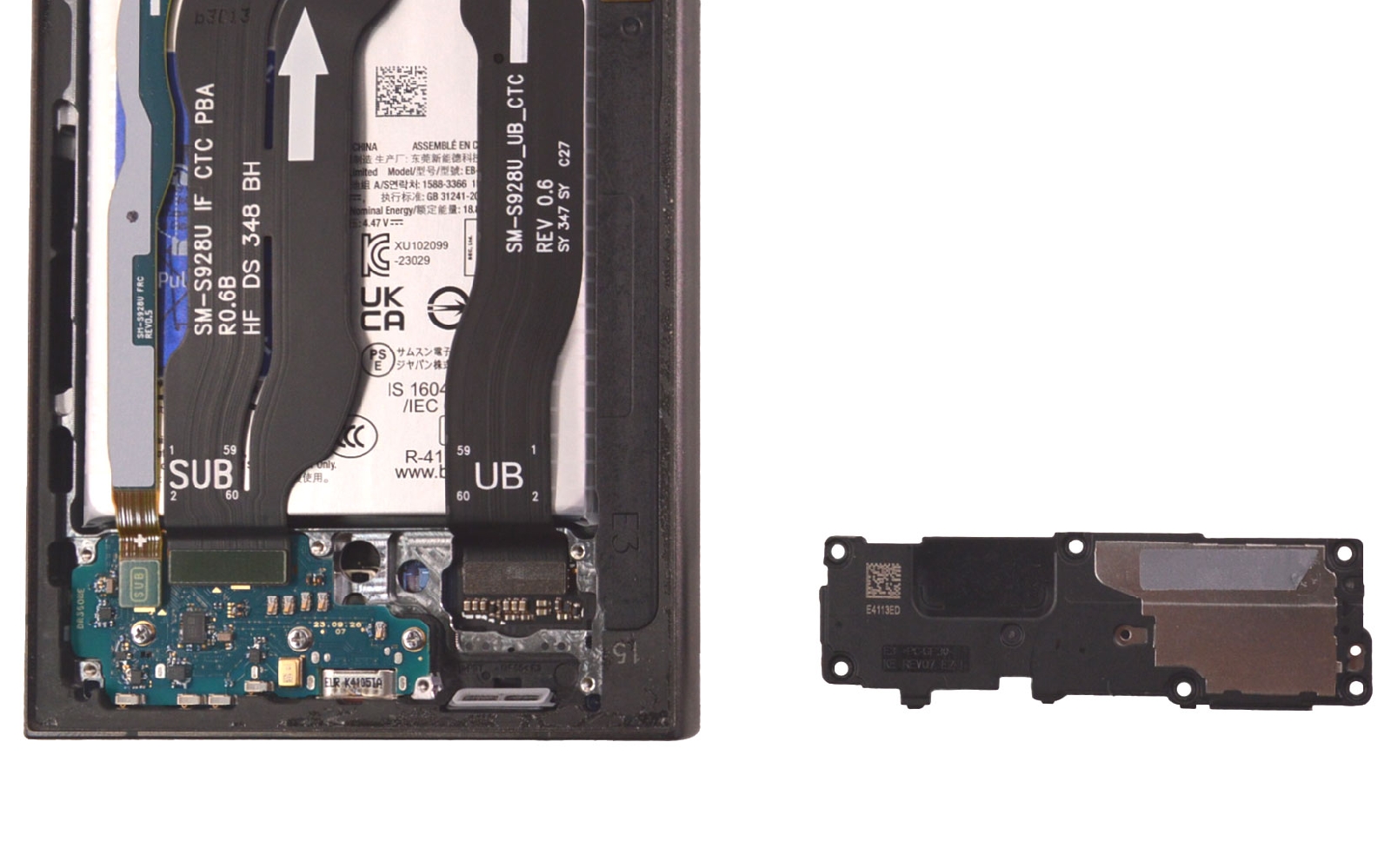 Comment changer le connecteur de charge  sur Galaxy S24 Ultra photo 4