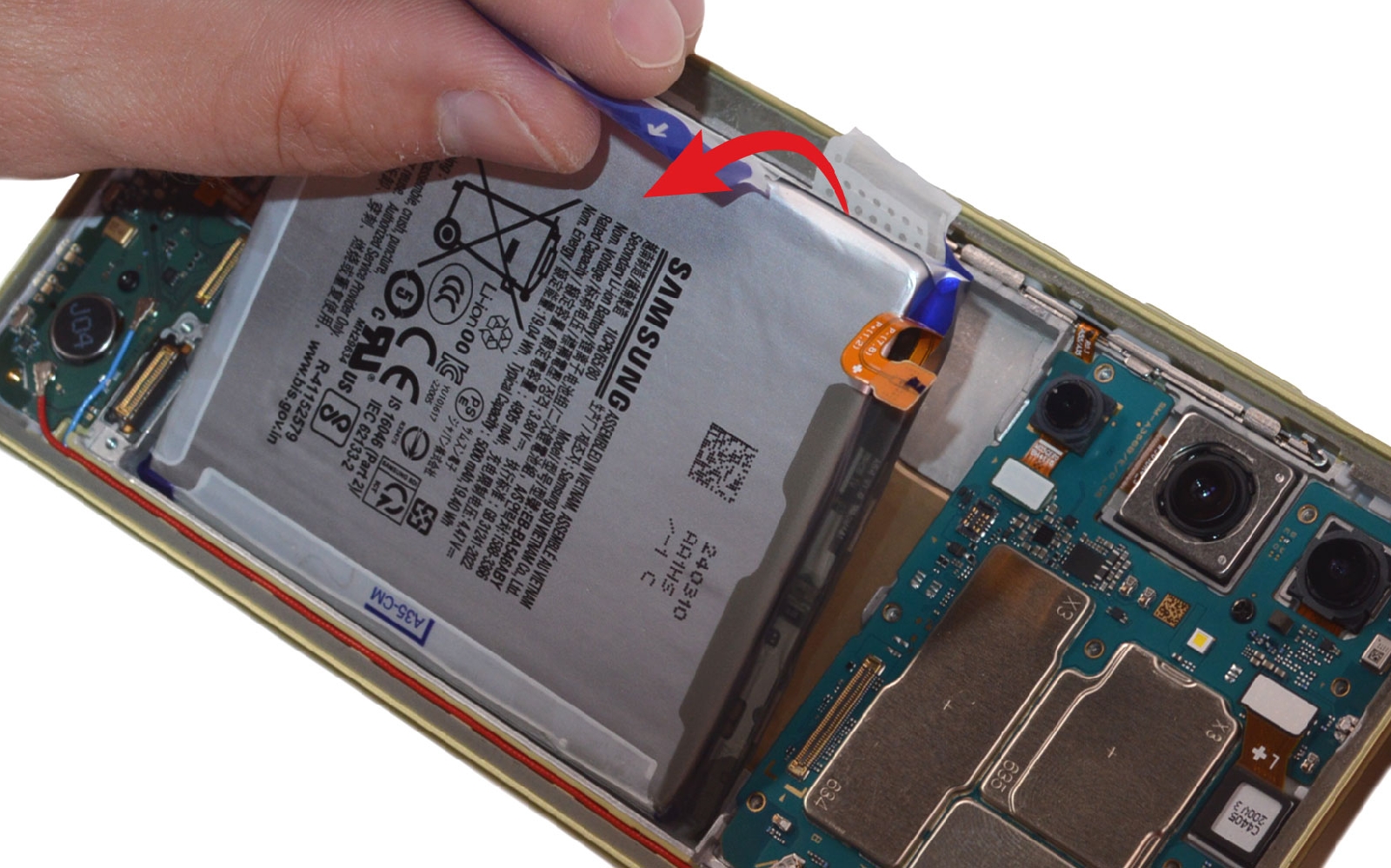 Comment changer la batterie sur Galaxy A35 (5G) photo 3