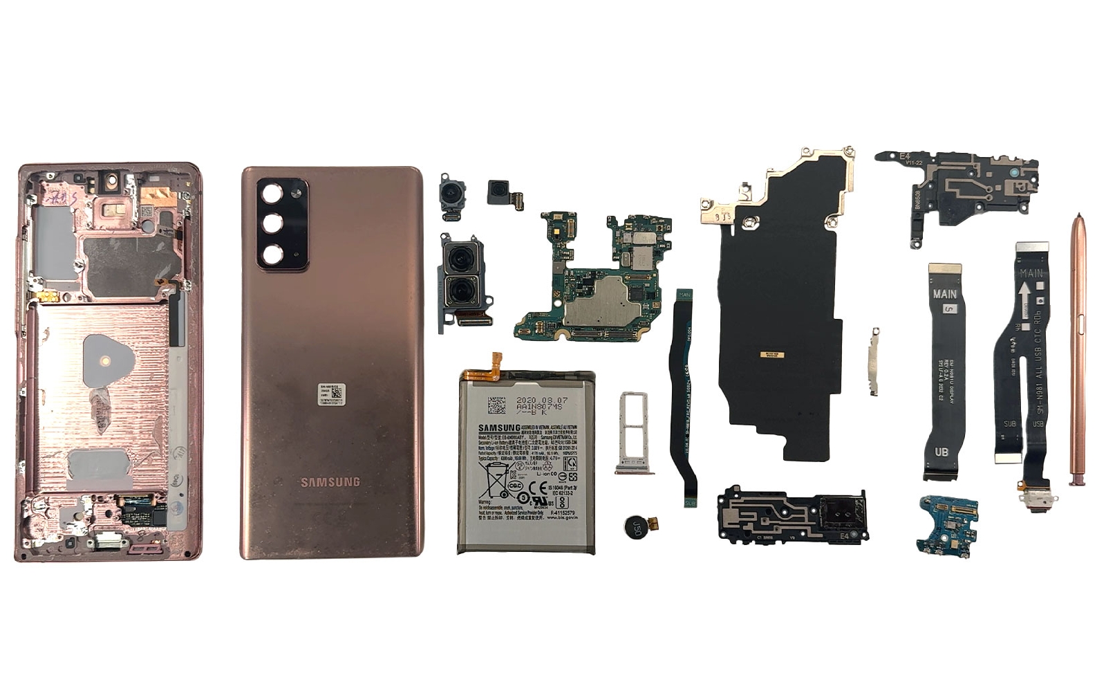 Guide de réparation sur Galaxy Note 20 photo 1