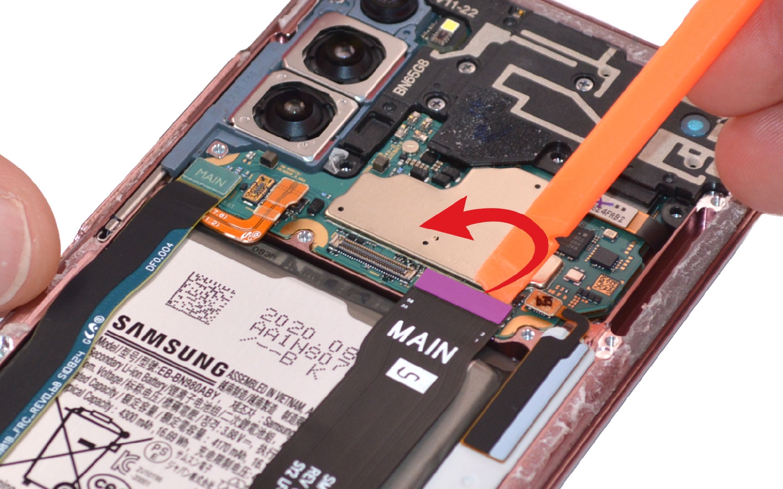 Comment changer l'écran sur Galaxy Note 20 photo 1