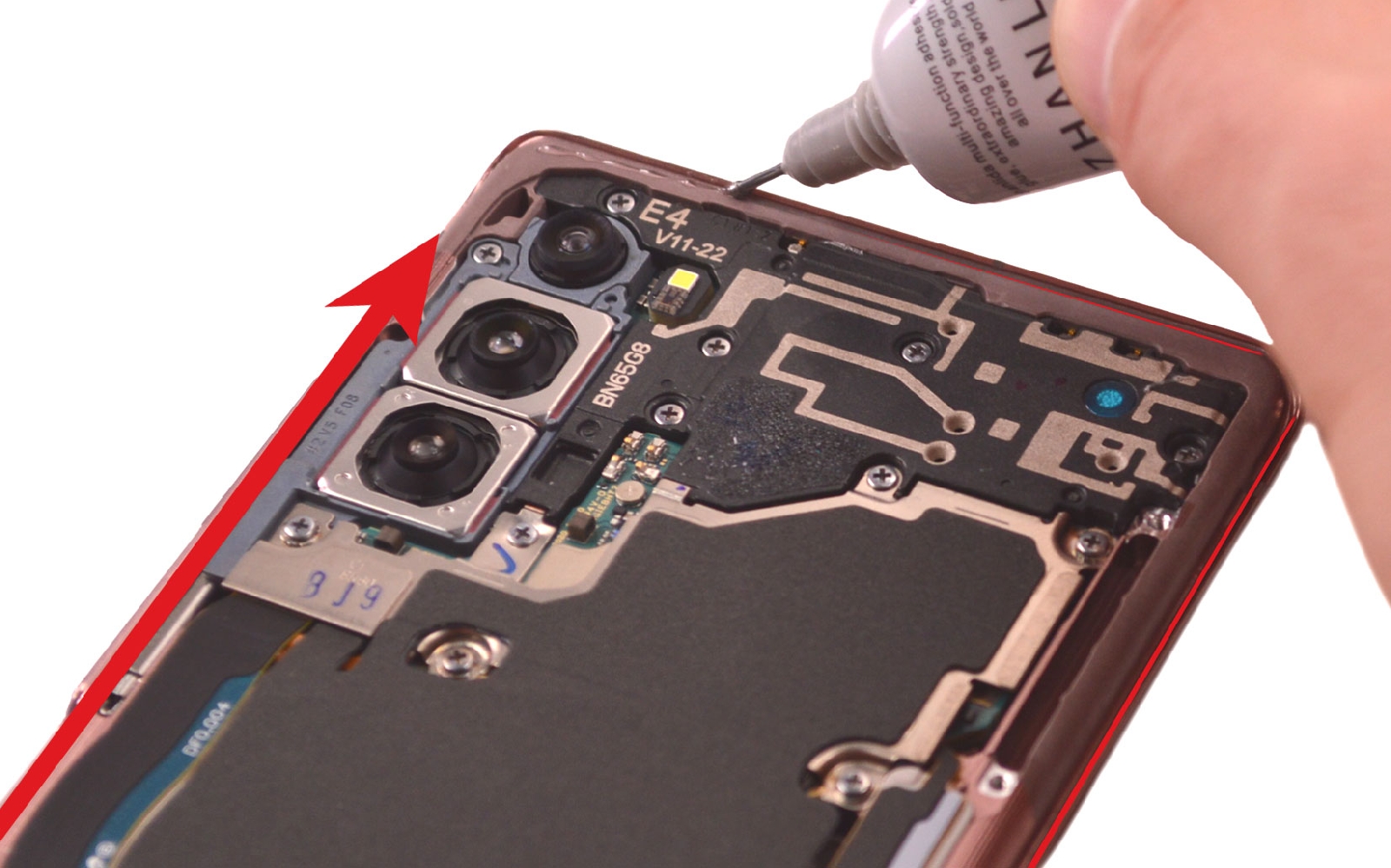 Comment changer la batterie sur Galaxy Note 20 photo 2