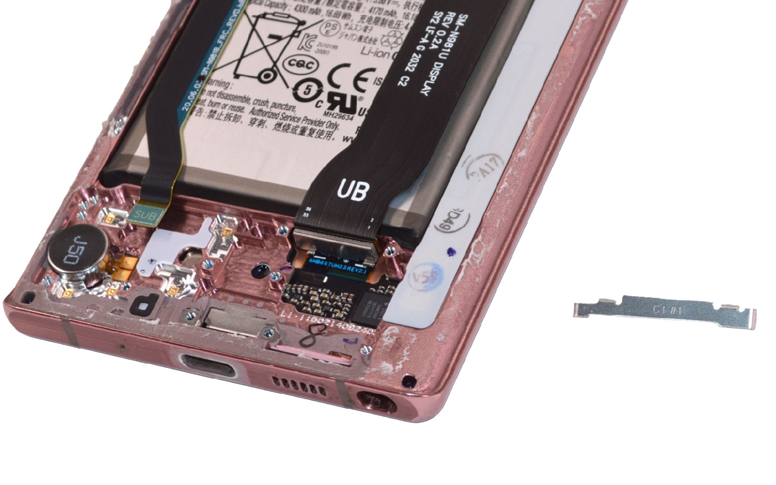 Comment changer la batterie sur Galaxy Note 20 photo 3